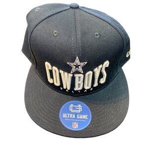 Dallas cowboys Ultra Game SnapBack Black Star Cap
